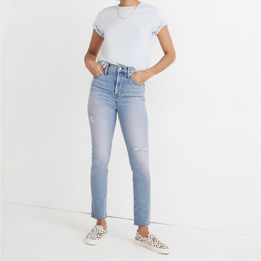 NWT Madewell The Perfect Vintage Jean in Coffey Wash: Worn-In Edition, size 27